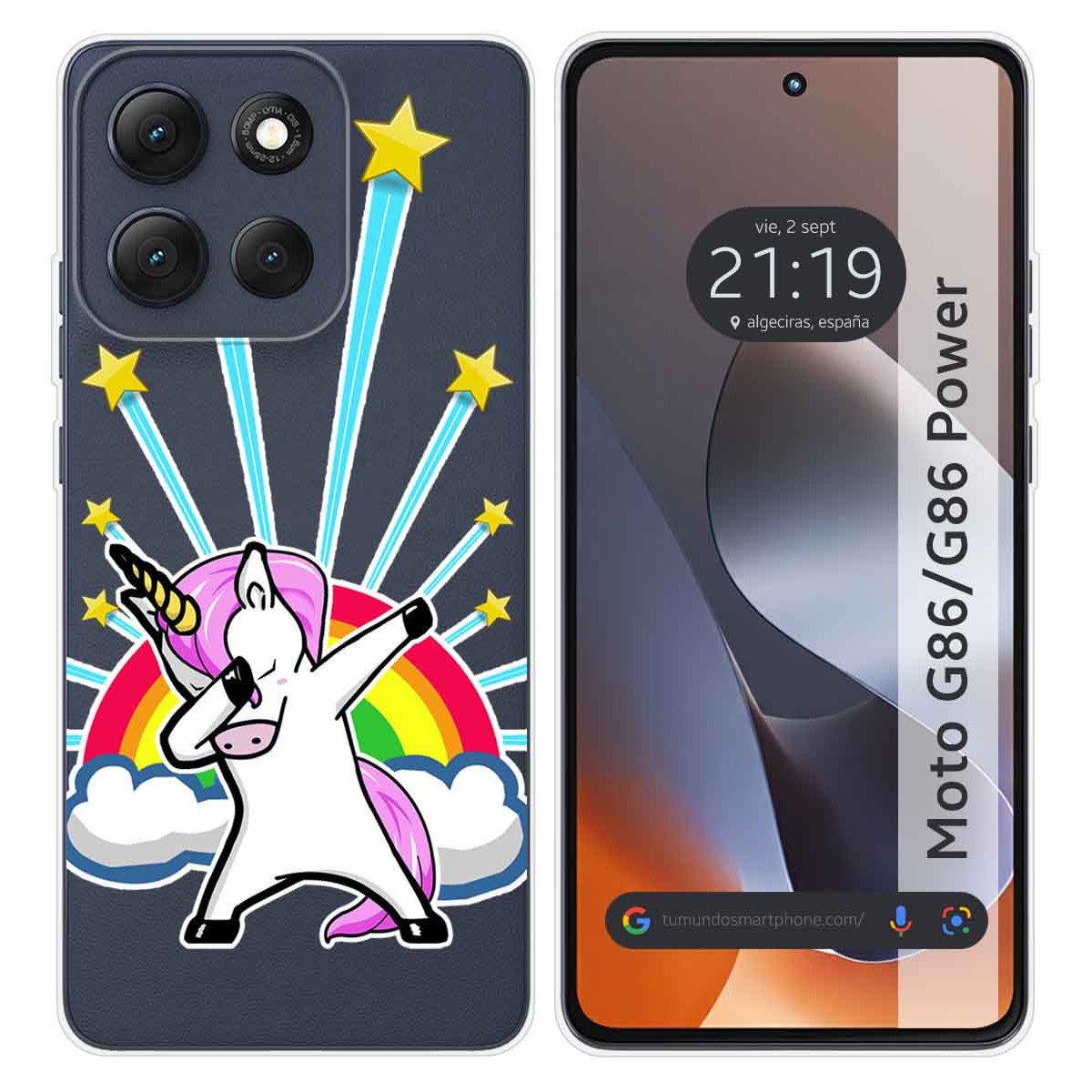 Funda Silicona Transparente para Motorola G86 /...