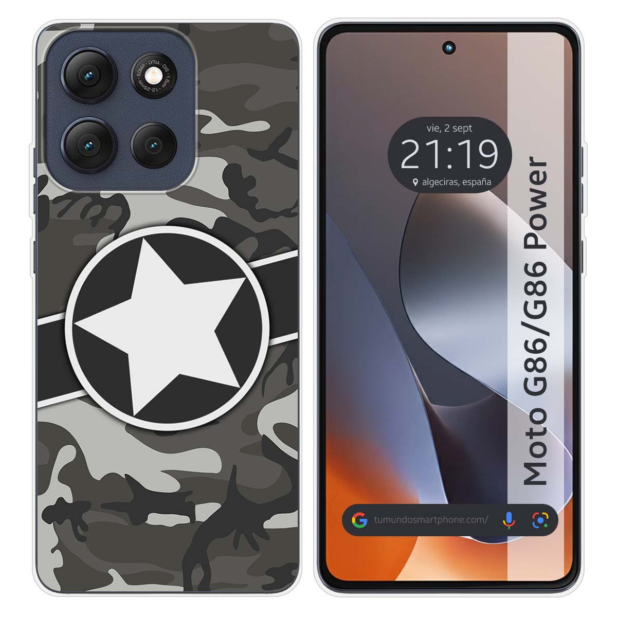 Funda Silicona para Motorola G86 / G86 Power 5G...