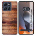 Funda Silicona para Motorola G86 / G86 Power 5G diseño Madera 02 Dibujos