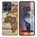 Funda Silicona para Motorola G86 / G86 Power 5G diseño Madera 07 Dibujos