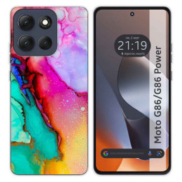 Funda Silicona para Motorola G86 / G86 Power 5G diseño...