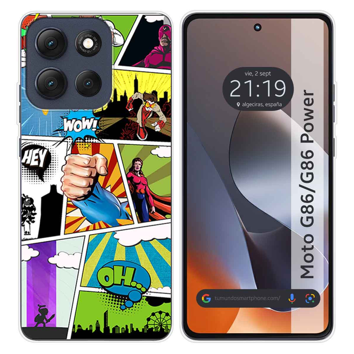 Funda Silicona para Motorola G86 / G86 Power 5G...