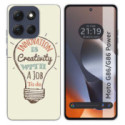 Funda Silicona para Motorola G86 / G86 Power 5G diseño Creativity Dibujos