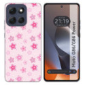 Funda Silicona para Motorola G86 / G86 Power 5G diseño Flores Dibujos