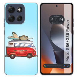 Funda Silicona para Motorola G86 / G86 Power 5G diseño...