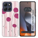 Funda Silicona para Motorola G86 / G86 Power 5G diseño Flores Vintage Dibujos