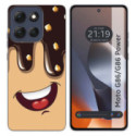 Funda Silicona para Motorola G86 / G86 Power 5G diseño Helado Chocolate Dibujos