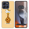 Funda Silicona para Motorola G86 / G86 Power 5G diseño Jirafa Dibujos