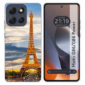 Funda Silicona para Motorola G86 / G86 Power 5G diseño Paris Dibujos
