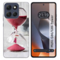 Funda Silicona para Motorola G86 / G86 Power 5G diseño Reloj Dibujos