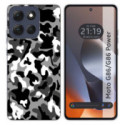 Funda Silicona para Motorola G86 / G86 Power 5G diseño Snow Camuflaje Dibujos