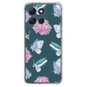 Funda Silicona Antigolpes para Motorola G86 / G86 Power 5G diseño Flores 10 Dibujos