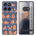 Funda Silicona Transparente para Motorola Edge 60 / 60 Fusion 5G diseño Capibara 01 Dibujos