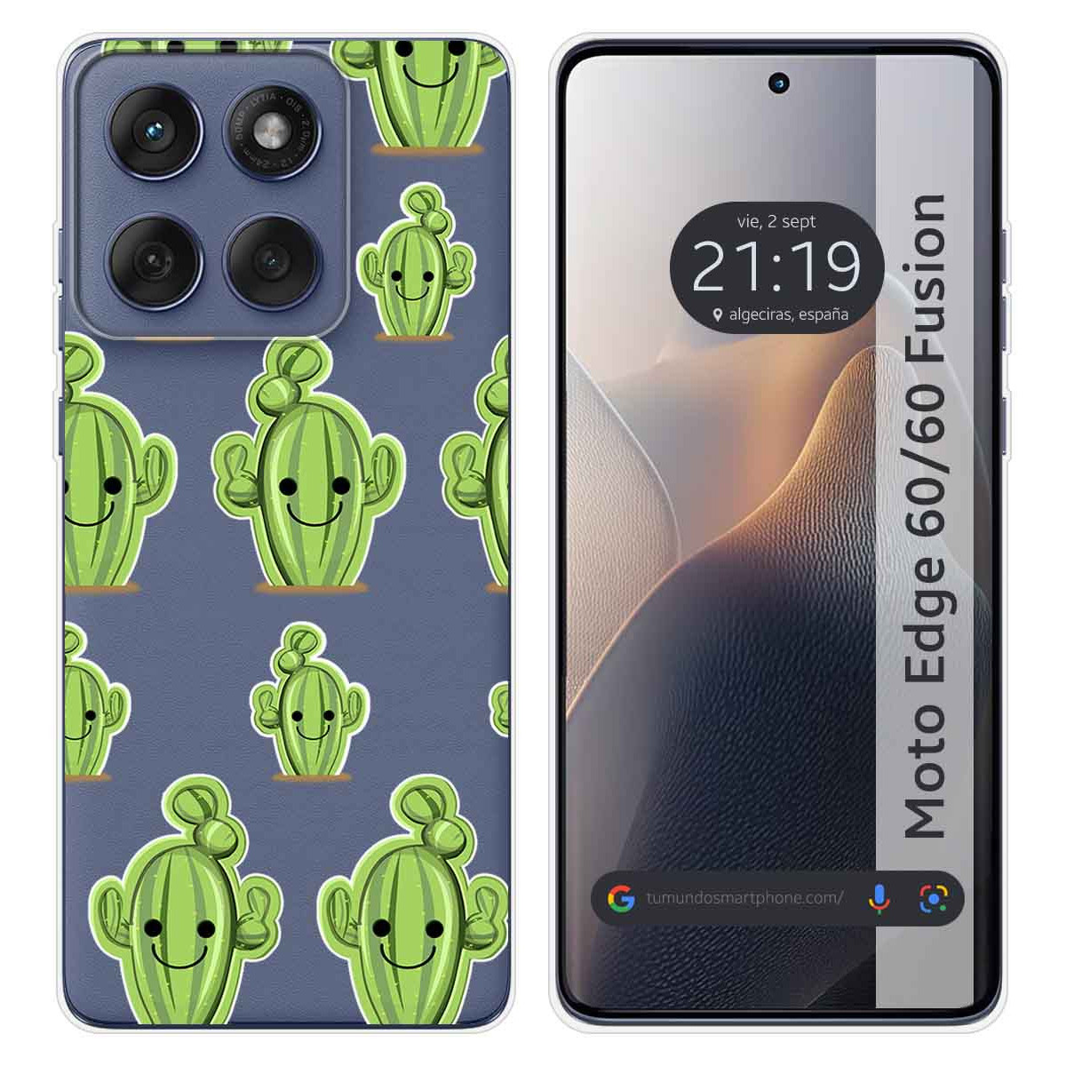 Funda Silicona Transparente para Motorola Edge...