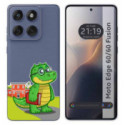 Funda Silicona Transparente para Motorola Edge 60 / 60 Fusion 5G diseño Coco Dibujos