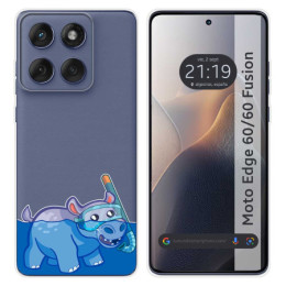 Funda Silicona Transparente para Motorola Edge 60 / 60...