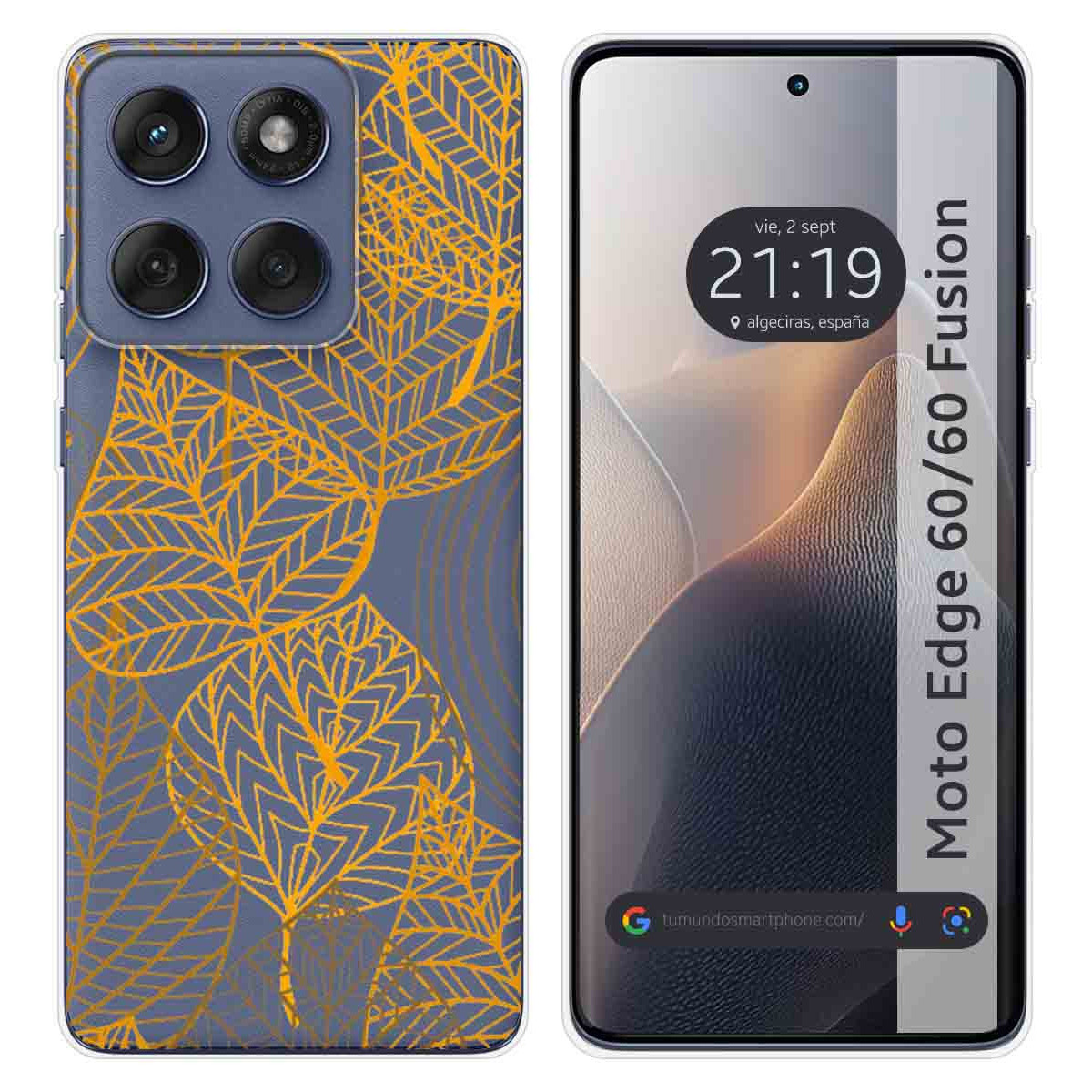 Funda Silicona Transparente para Motorola Edge...