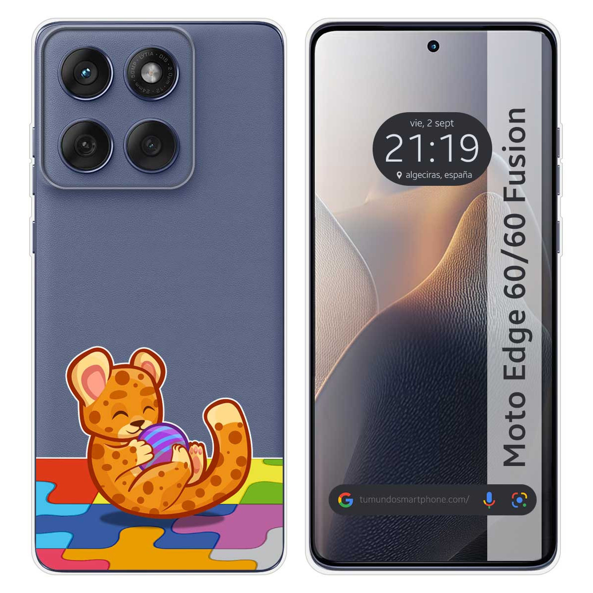 Funda Silicona Transparente para Motorola Edge...