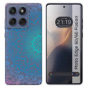 Funda Silicona Transparente para Motorola Edge 60 / 60 Fusion 5G diseño Mandala Dibujos