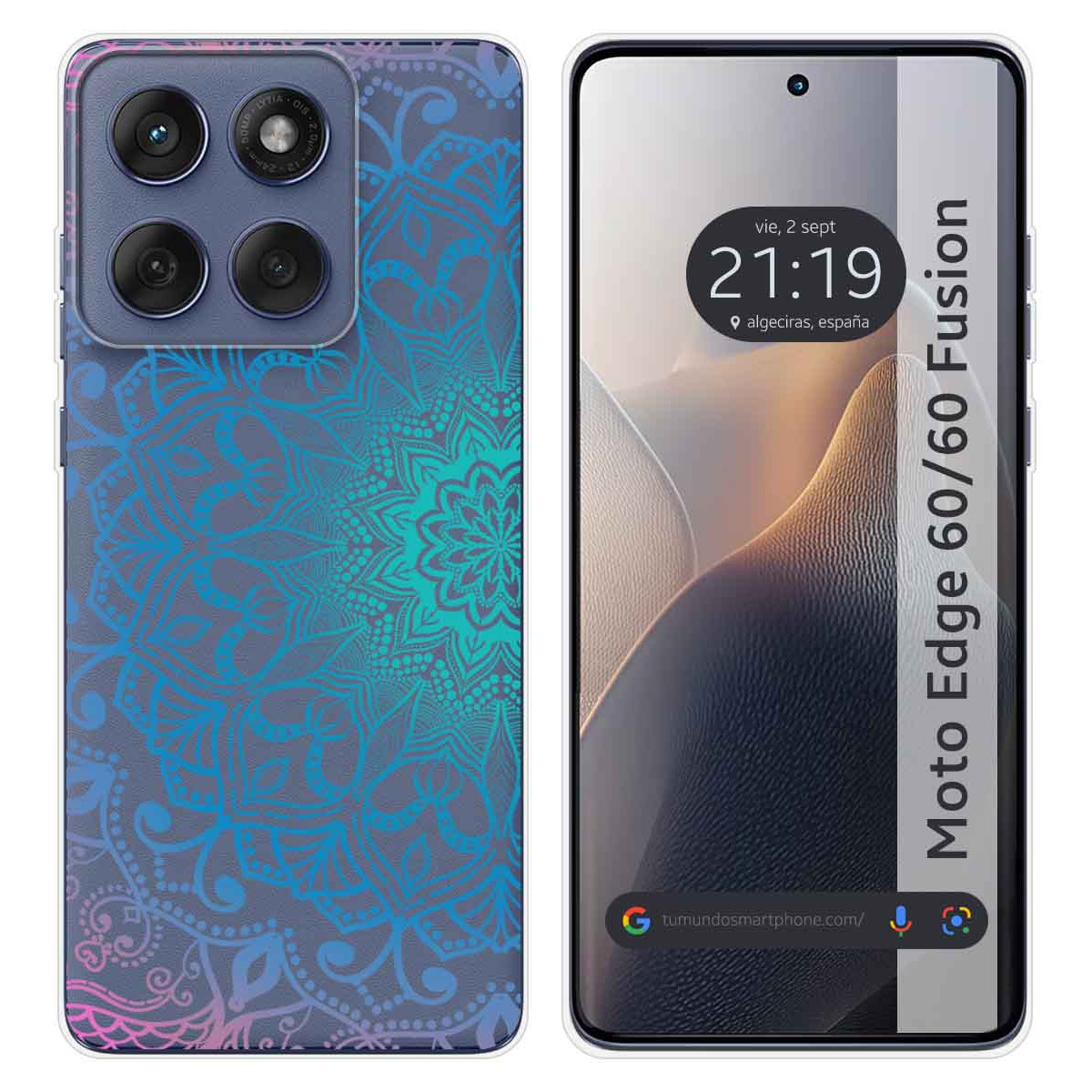 Funda Silicona Transparente para Motorola Edge...