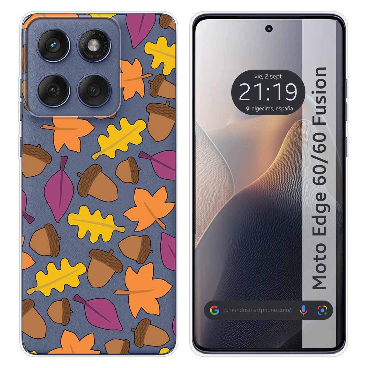 Funda Silicona Transparente para Motorola Edge...