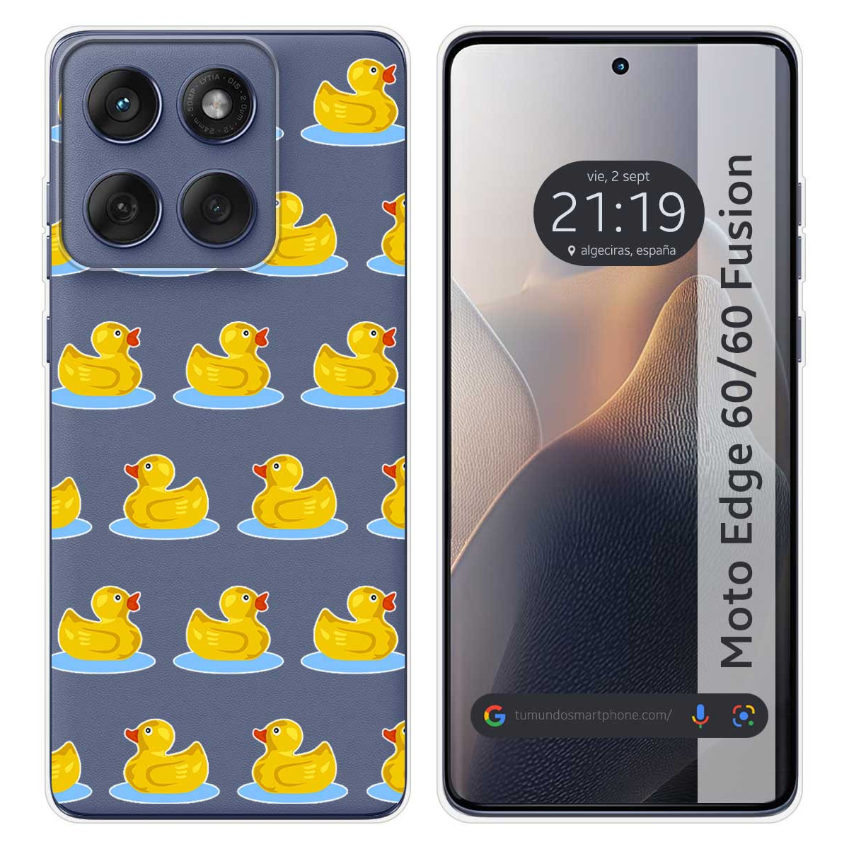 Funda Silicona Transparente para Motorola Edge...