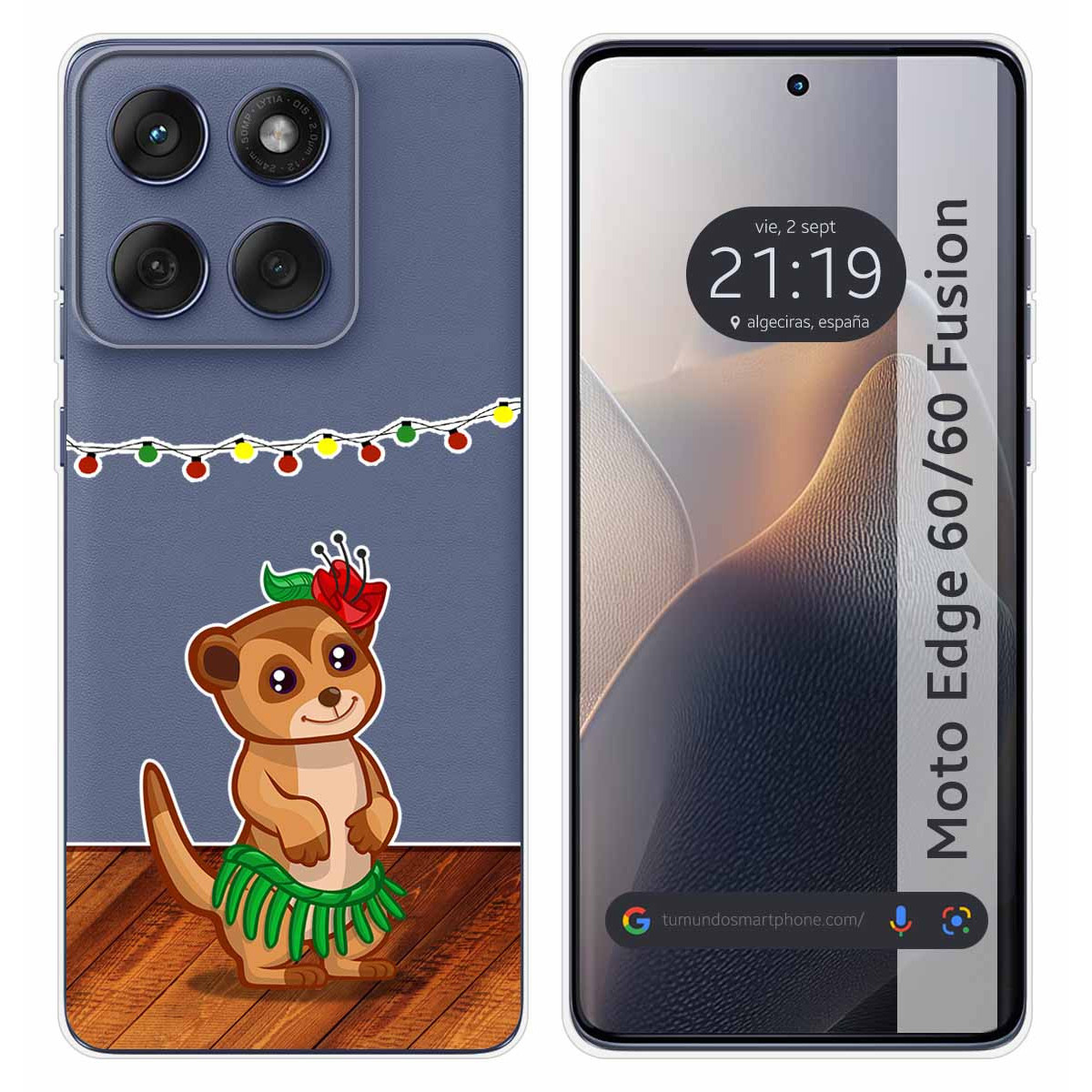 Funda Silicona Transparente para Motorola Edge...