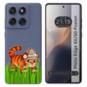 Funda Silicona Transparente para Motorola Edge 60 / 60 Fusion 5G diseño Tigre Dibujos