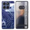 Funda Silicona para Motorola Edge 60 / 60 Fusion 5G diseño Circuito Dibujos