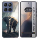 Funda Silicona para Motorola Edge 60 / 60 Fusion 5G diseño Elefante Dibujos