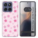 Funda Silicona para Motorola Edge 60 / 60 Fusion 5G diseño Flores Dibujos