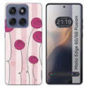 Funda Silicona para Motorola Edge 60 / 60 Fusion 5G diseño Flores Vintage Dibujos