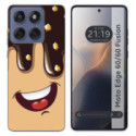 Funda Silicona para Motorola Edge 60 / 60 Fusion 5G diseño Helado Chocolate Dibujos
