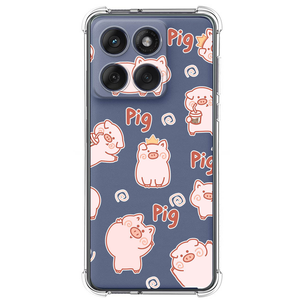 Funda Silicona Antigolpes para Motorola Edge 60...