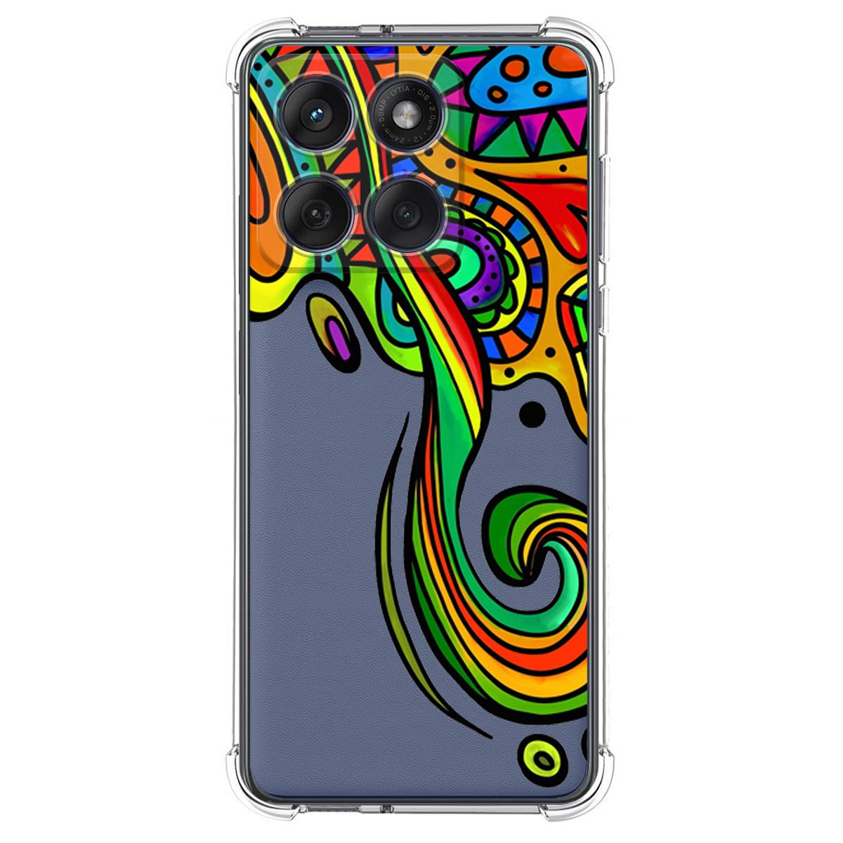 Funda Silicona Antigolpes para Motorola Edge 60...