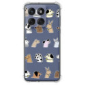 Funda Silicona Antigolpes para Motorola Edge 60 / 60 Fusion 5G diseño Perros Dibujos