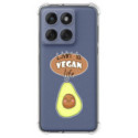 Funda Silicona Antigolpes para Motorola Edge 60 / 60 Fusion 5G diseño Vegan Life Dibujos
