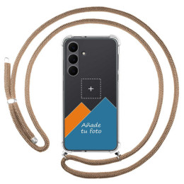 Personaliza tu Funda Colgante Transparente para Samsung...