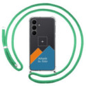 Personaliza tu Funda Colgante Transparente para Samsung Galaxy S25 FE 5G con Cordon Verde Agua Dibujo Personalizada