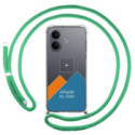 Personaliza tu Funda Colgante Transparente para Vivo V60 Lite 5G con Cordon Verde Agua Dibujo Personalizada