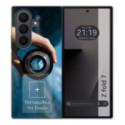 Personaliza tu Funda Silicona AntiGolpes Transparente con tu Fotografía para Samsung Galaxy Z Fold 7 5G Dibujo Personalizada