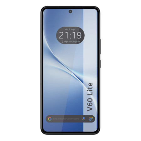 Protector Cristal Templado Completo 5D Full Glue Negro para Vivo V60 Lite 5G Vidrio