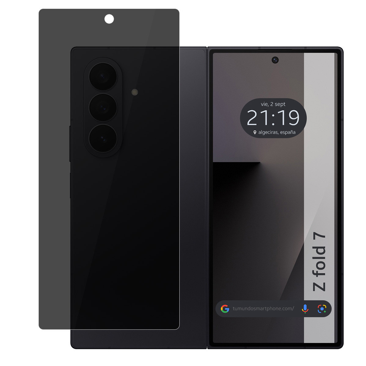Protector Pantalla Hidrogel Privacidad Antiespías para Samsung Galaxy Z Fold 7 5G