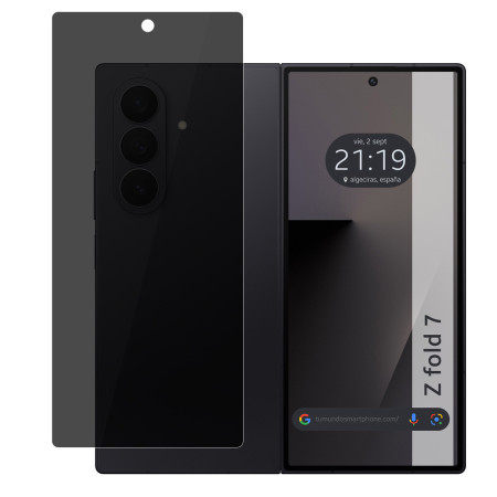 Protector Pantalla Hidrogel Privacidad Antiespías para Samsung Galaxy Z Fold 7 5G