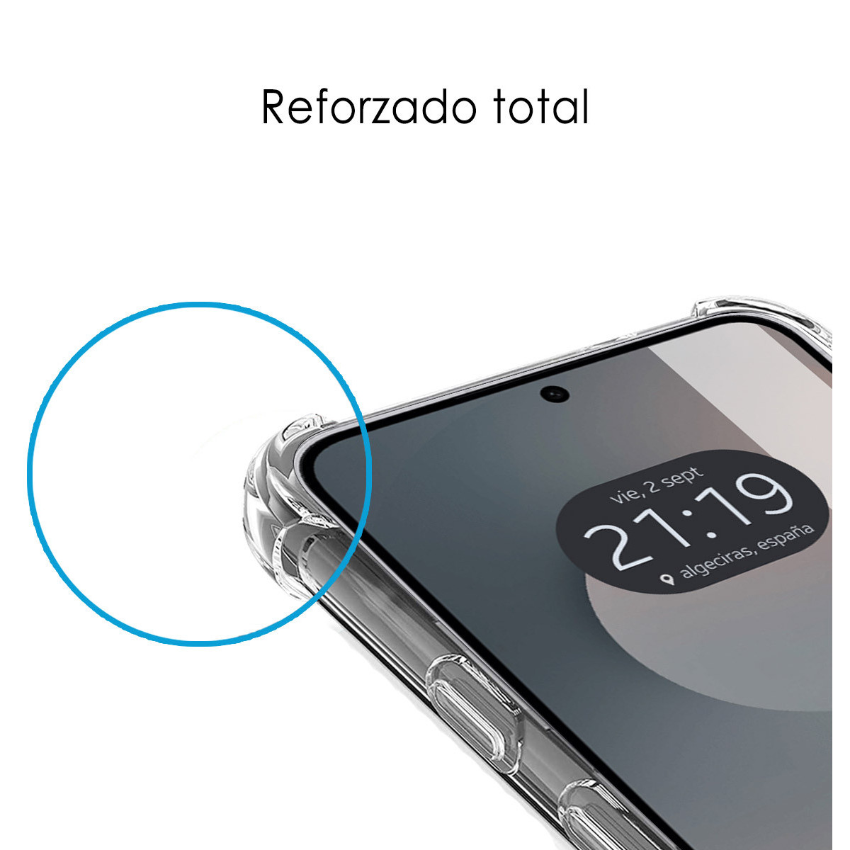 Funda Silicona Antigolpes Transparente para...