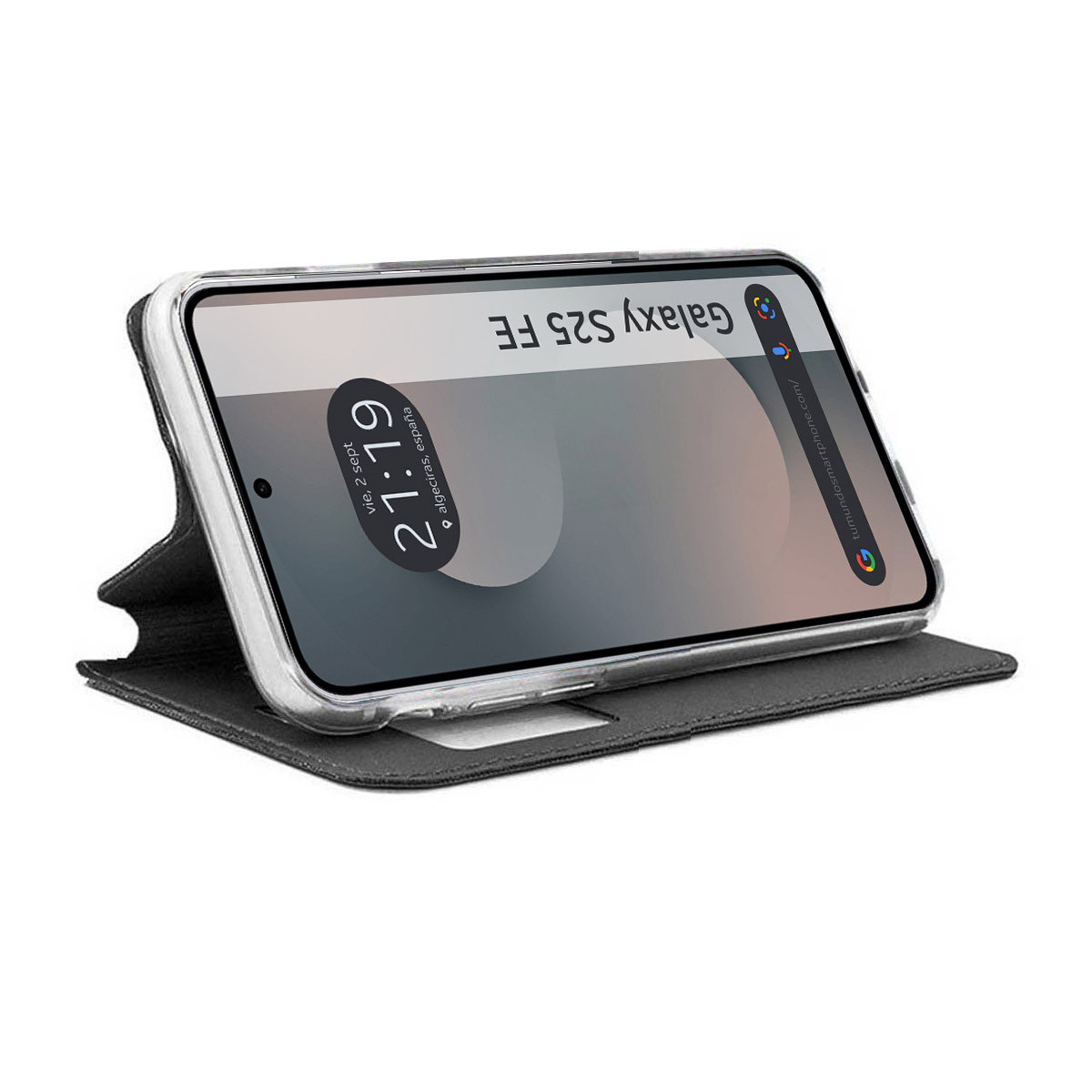 Funda Libro Soporte con Ventana para Samsung...