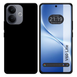 Funda Silicona Gel TPU Negra para Vivo V60 Lite 5G