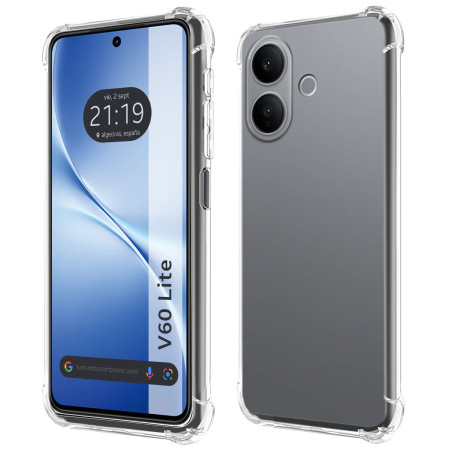 Funda Silicona Antigolpes Transparente para Vivo V60 Lite 5G