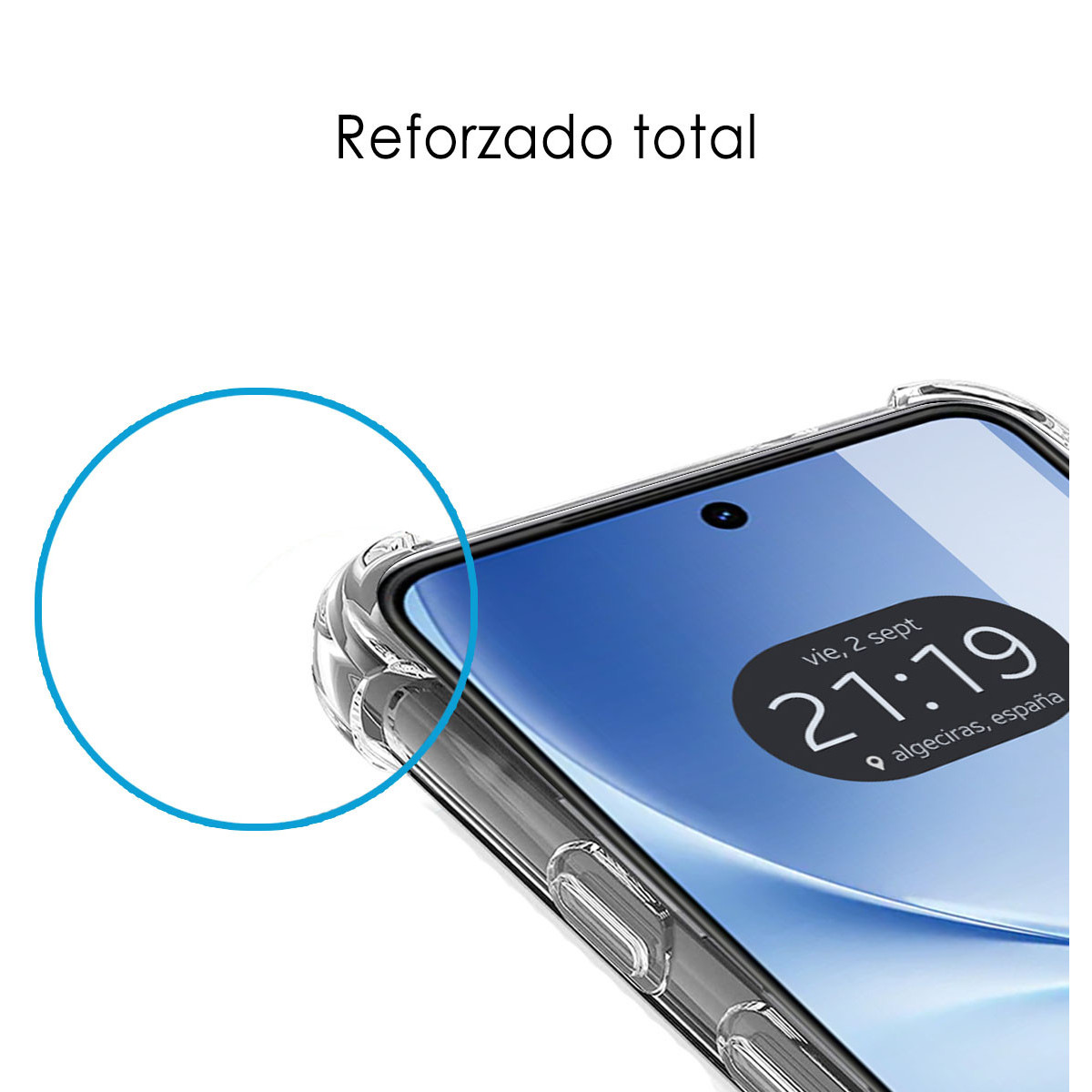 Funda Silicona Antigolpes Transparente para...