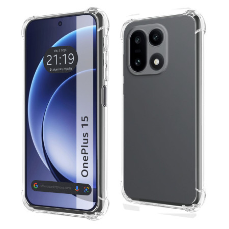 Funda Silicona Antigolpes Transparente para Oneplus 15 5G